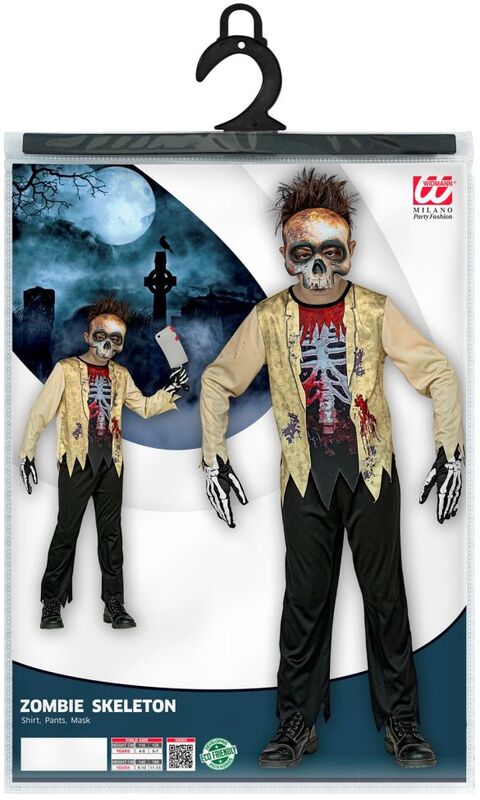 WM Στολή Παιδική Zombie Skeleton No 8-10 (98257) - φωτογραφία 2