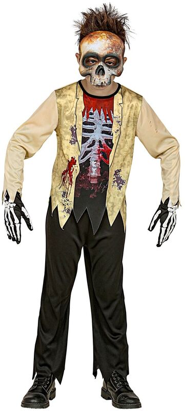 WM Στολή Παιδική Zombie Skeleton No 8-10 (98257) - φωτογραφία 3