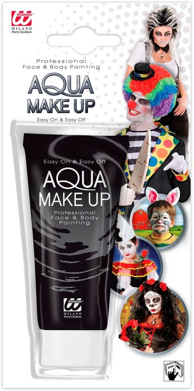 WM Aqua Makeup Μαύρο Σωληνάριο 30ml (02381) - φωτογραφία 2