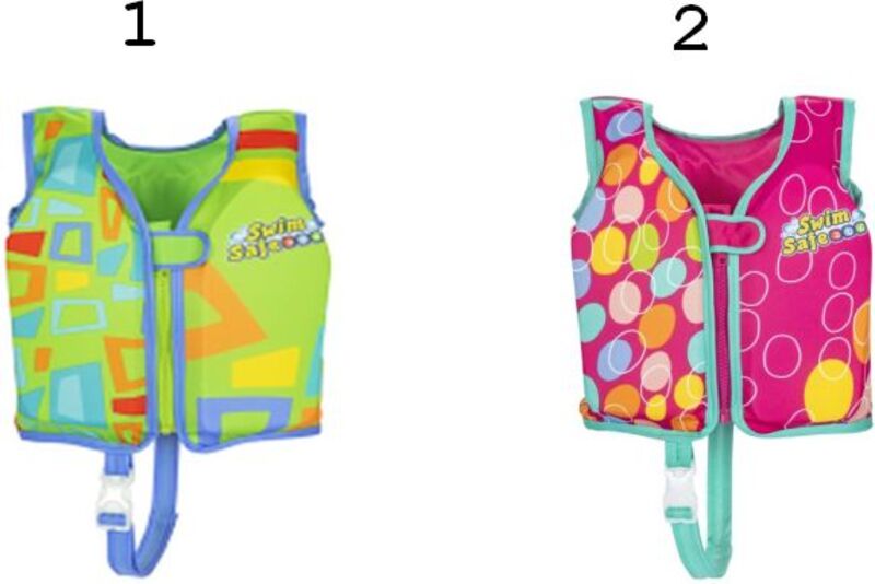 Bestway Γιλέκο Κολύμβησης Swim Safe S/M-2 Σχέδια (32176) φωτογραφία
