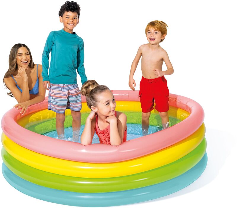 Intex Πισίνα 4 Δαχτυλίδια Sunset Glow 168x46cm (56441NP) φωτογραφία