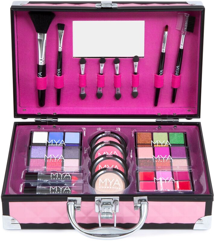 MYA Βαλιτσάκι Make Up Pink & Black Case (410034)