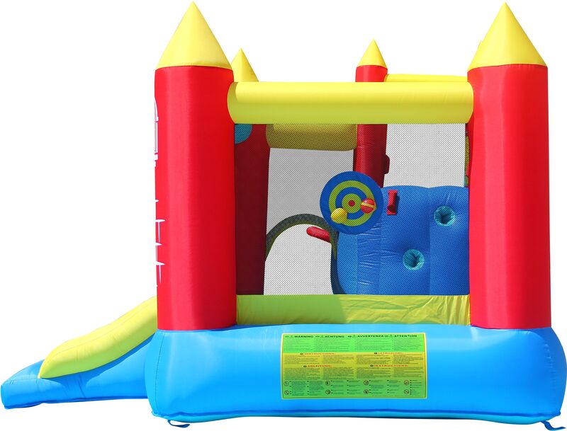 Happy Hop Φουσκωτό Τραμπολίνο Κάστρο Play Center 8 in 1 (9071R) - φωτογραφία 4