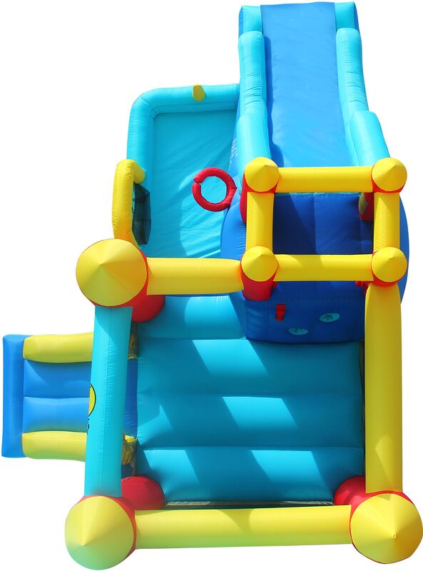Happy Hop Φουσκωτό Τραμπολίνο Κάστρο Play Center 8 in 1 (9071R) - φωτογραφία 5