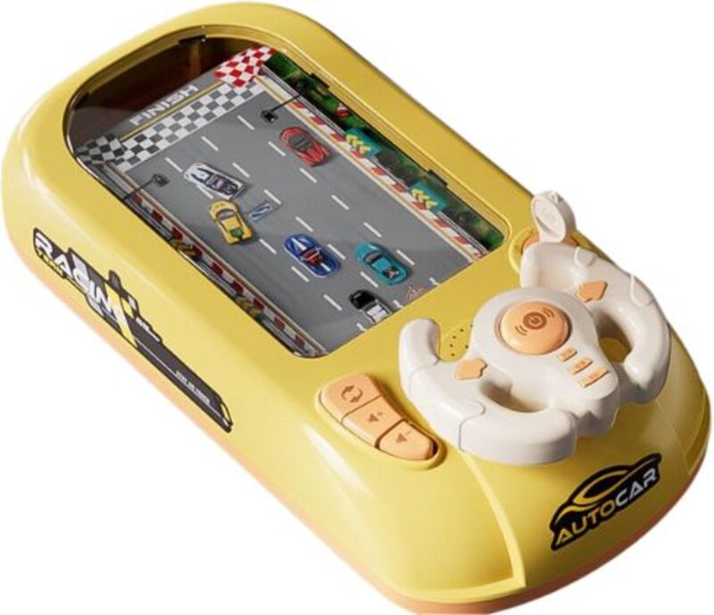 BW B/O Ηλεκτρονικό Αυτοκίνητο Με Τιμόνι-Κίτρινο With Light & Sound (RS056)