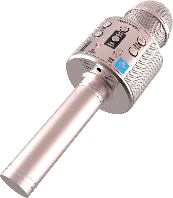 iDance Μικρόφωνο Karaoke Party Mic PM15 Pink (PM15(PK-RG)) φωτογραφία