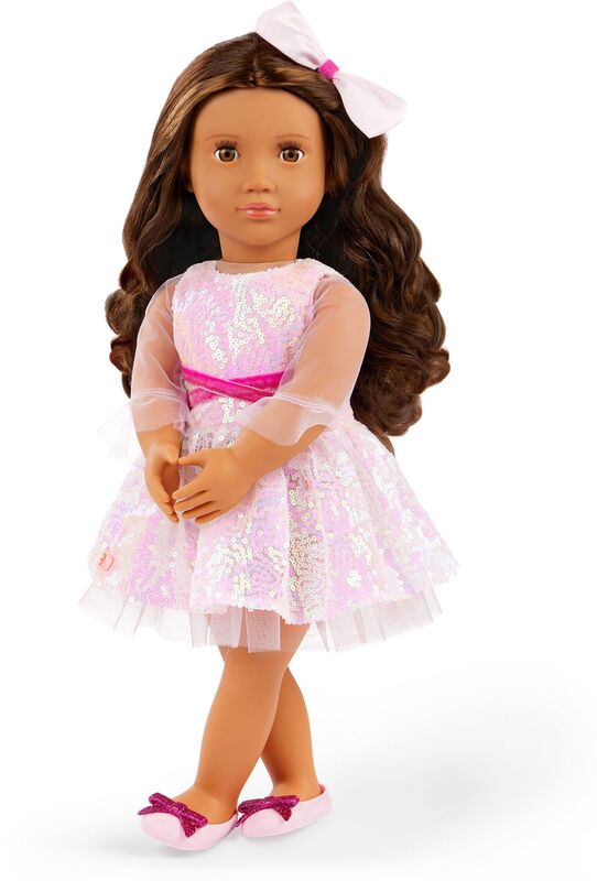 Our Generation Κούκλα Katia With Sequin Dress (BD31717Z)
