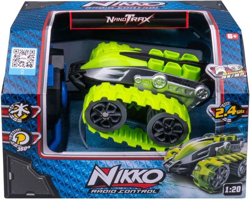Nikko Τηλεκατευθυνόμενο 360° Nanotrax Green 2.4GHZ 1:20 (10181) φωτογραφία