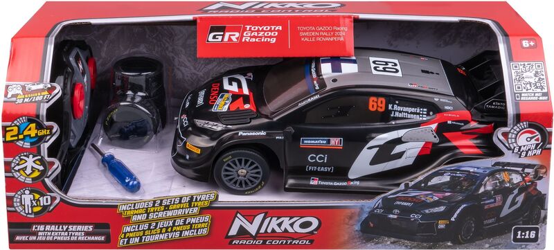 Nikko Τηλεκατευθυνόμενο Toyota Gazzo Sweden Rally 1:16 (10662) φωτογραφία