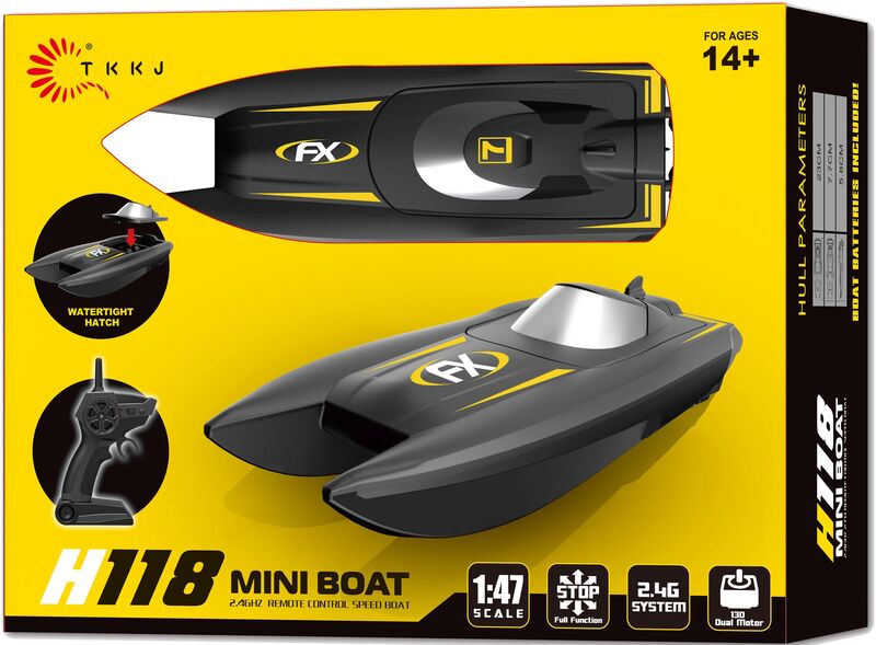 BW Τηλεκατευθυνόμενο Σκάφος Mini Speed Boat 2.4G 1:47 (H118) φωτογραφία