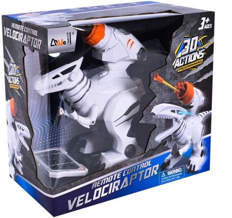 BW Robot Dinosaur Velociraptor With Light & Sound (8808) φωτογραφία