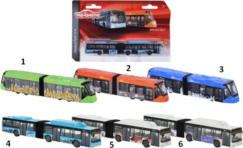 Dickie Majorette DC Λεωφορείο ΜΑN City & Tραμ Siemens Avenio-6 Σχέδια (212053303) - φωτογραφία 3