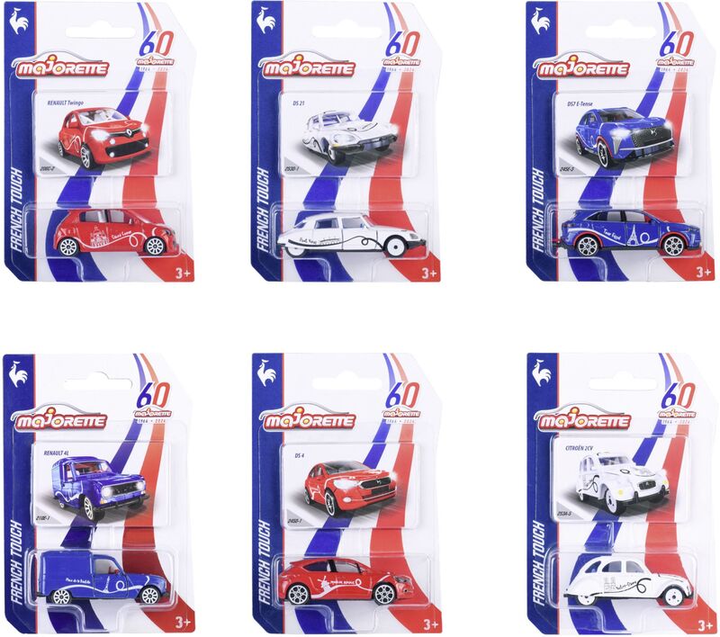 Majorette D/C Οχήματα Premium French Touch 7.5cm-6 Σχέδια (212055011) - φωτογραφία 3