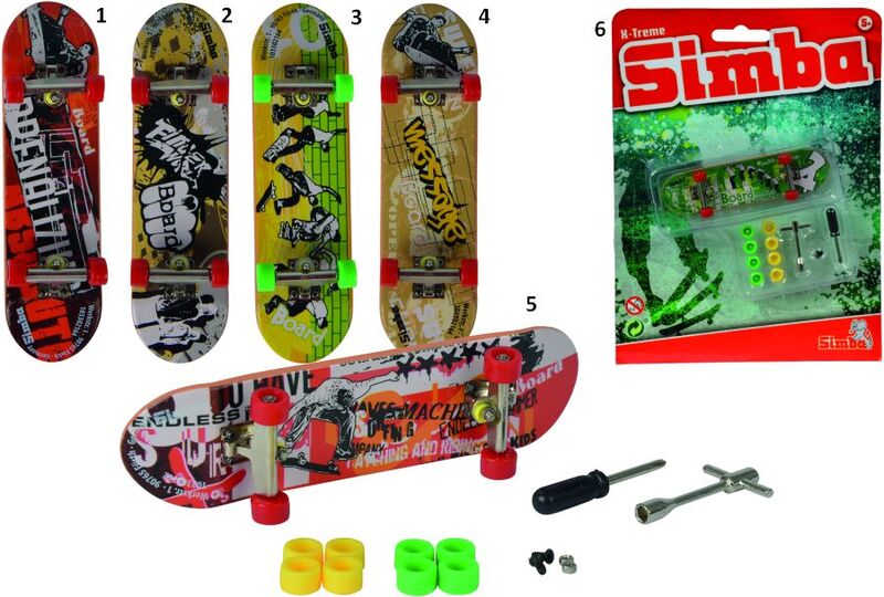 Simba Finger Skateboard-6 Σχέδια (103302162) - φωτογραφία 2