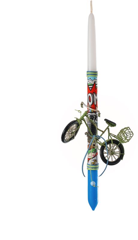 Λαμπάδα Ποδήλατο Μεταλλικό (291336)