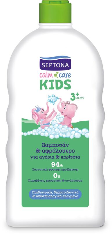 Septona Kids Calm N' Care Σαμπουάν & Αφρόλουτρο Unisex-750ml (1120010750001)