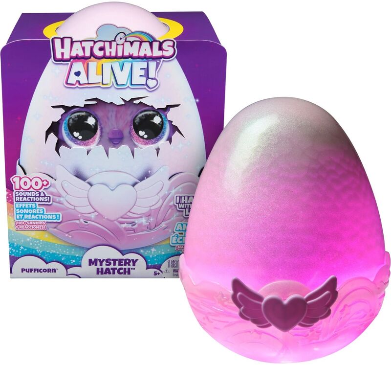 Hatchimals Alive Αυγό Pufficorn (6069132)