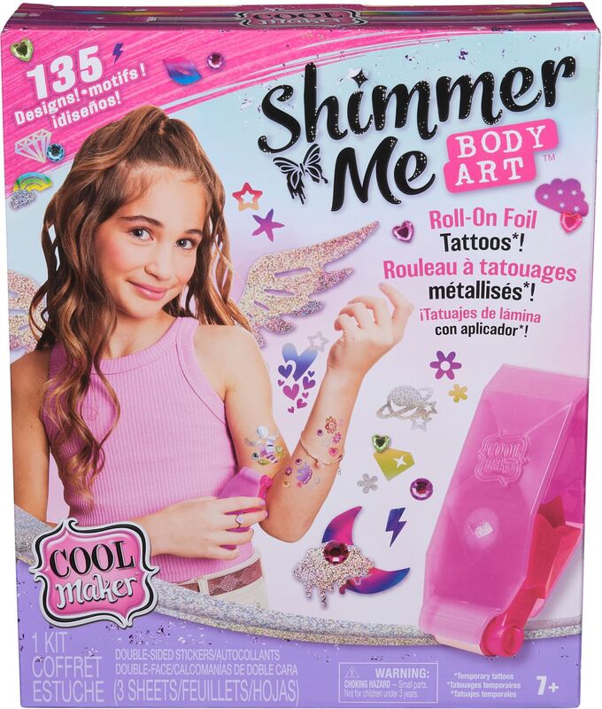 Cool Maker Shimmer Me Αστραφτερά Τατουάζ (6071786)