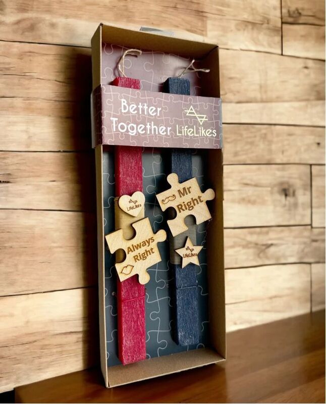 Λαμπάδα Lifelikes Mr Rigth Mrs Always Right (000.2277)