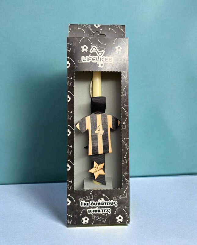 Λαμπάδα Lifelikes MM Ποδόσφαιρο Μαύρο (04.21.00.000.6583)