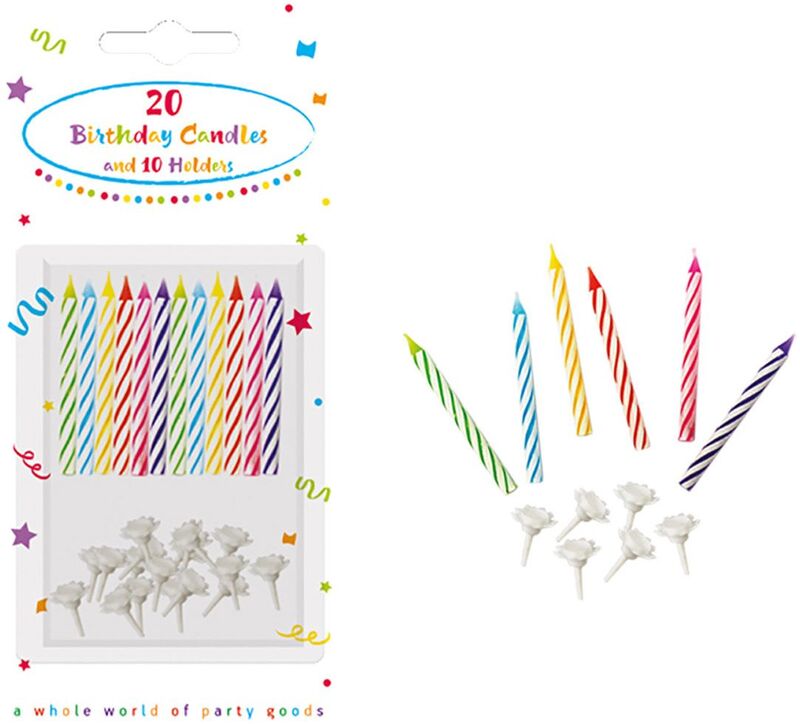 Κεράκια Γενεθλίων Decorata (6651)