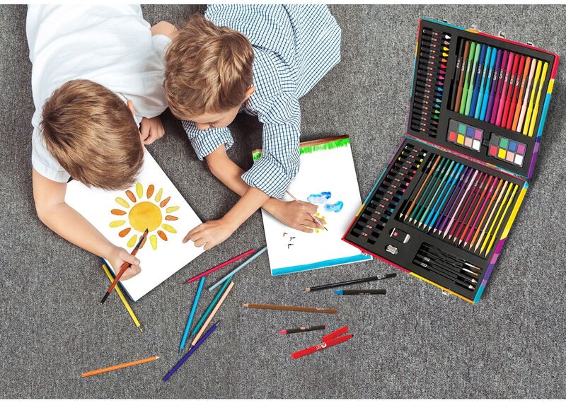 Μαθαίνω & Δημιουργώ Εργαστήριο Ζωγραφικής Deluxe 100 Αξεσουαρ (1038-82057) φωτογραφία