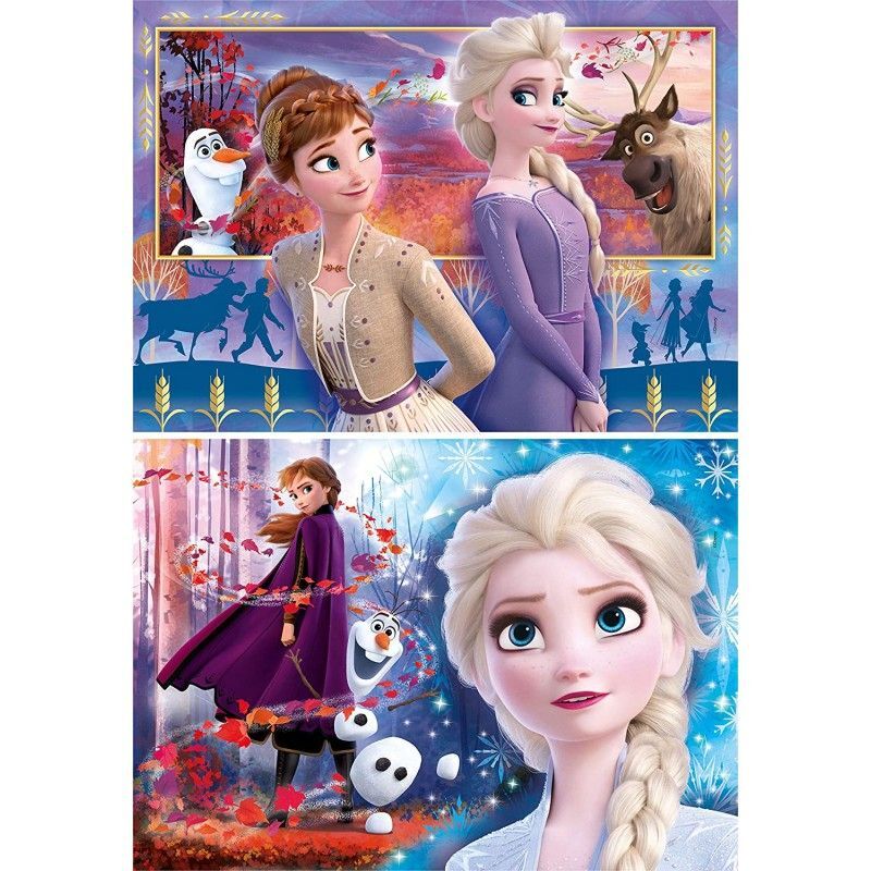 Clementoni Παζλ 2X60 Disney Frozen 2 (1200-21609) - φωτογραφία 2
