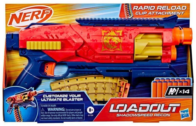 Nerf Loadout Shadowspeed Recon (G1759) φωτογραφία