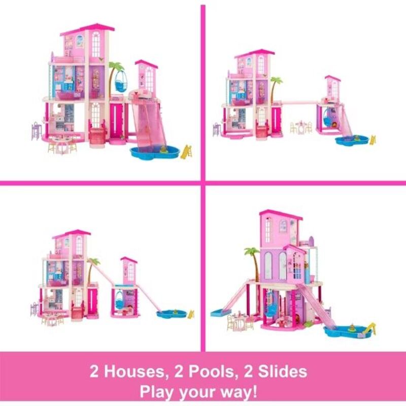 Κουκλόσπιτο Barbie New Dreamhouse Με 65+ Αξεσουάρ - Mattel - JKG84 - φωτογραφία 3
