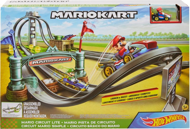 Hot Wheels Mario Kart Πίστα Ταχύτητας Με Εμπόδια (GHK15) φωτογραφία