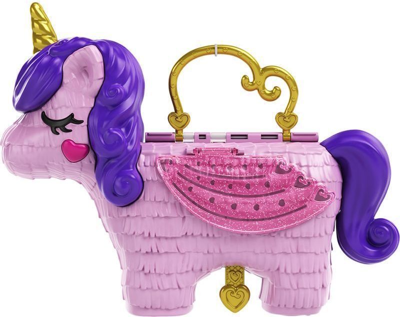 Polly Pocket Polly Μονόκερος Πινιάτα Έκπληξη Σετ-2 Σχέδια (GVL88) φωτογραφία