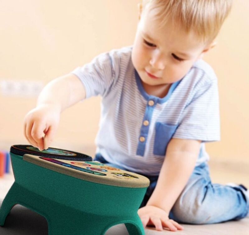 Hape Kids II Ξύλινο Touch Turntable - 800915G53 - φωτογραφία 2