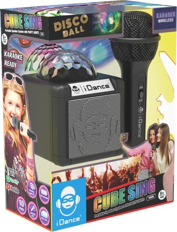 iDance Σετ Karaoke Cube Sing 100 Black (CUBE-SING-100(BK)) - φωτογραφία 2