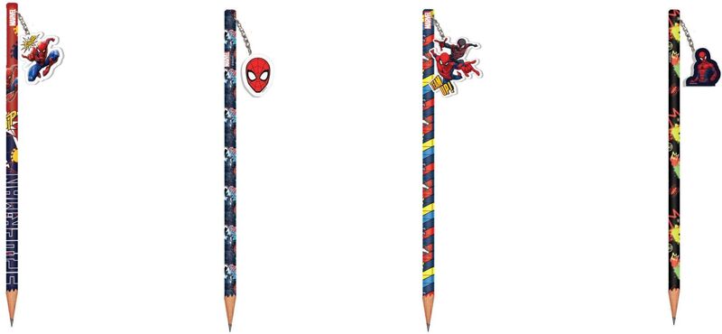 Spiderman Μολύβι Με Γόμα-4 Σχέδια-1 Τμχ (000508528)