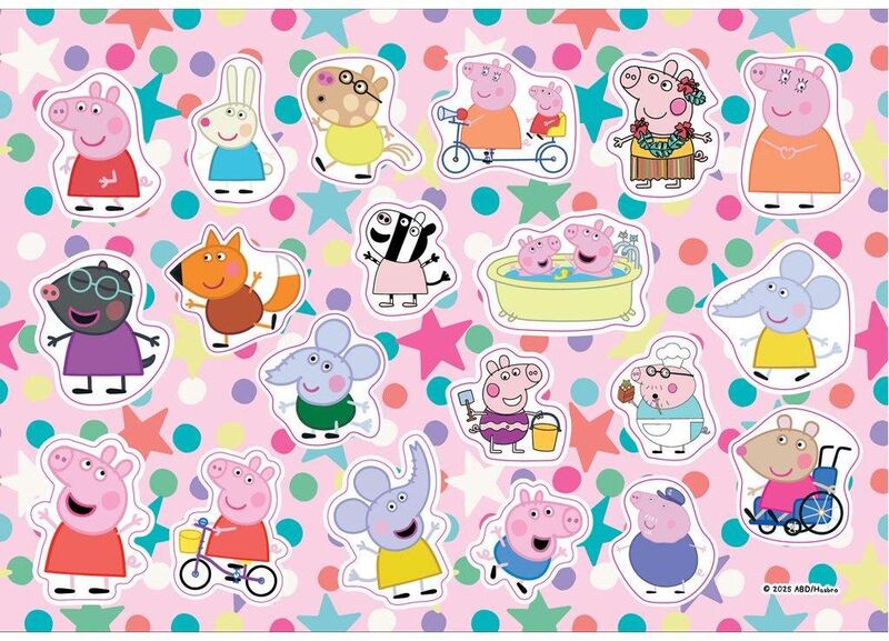 Peppa Pig Μπλοκ Ζωγραφικής 23x33 40 Φύλλων Με Αυτοκόλλητα Στένσιλ-1Τμχ (000482832) φωτογραφία