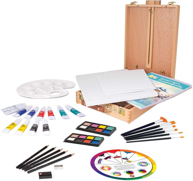 Μαθαίνω & Δημιουργώ Mega Εργαστήριο Ζωγραφικής 5 In 1 (1038-11045) φωτογραφία