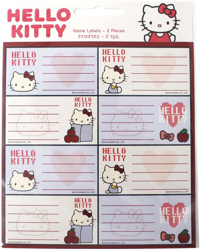 Hello Kitty Ετικέτα 2Τμχ (776-78846)