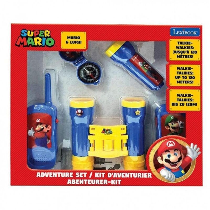 Super Mario Σετ Walkie Talkies Κιάλια & Πυξίδα (25.RPTW12NI) - φωτογραφία 2