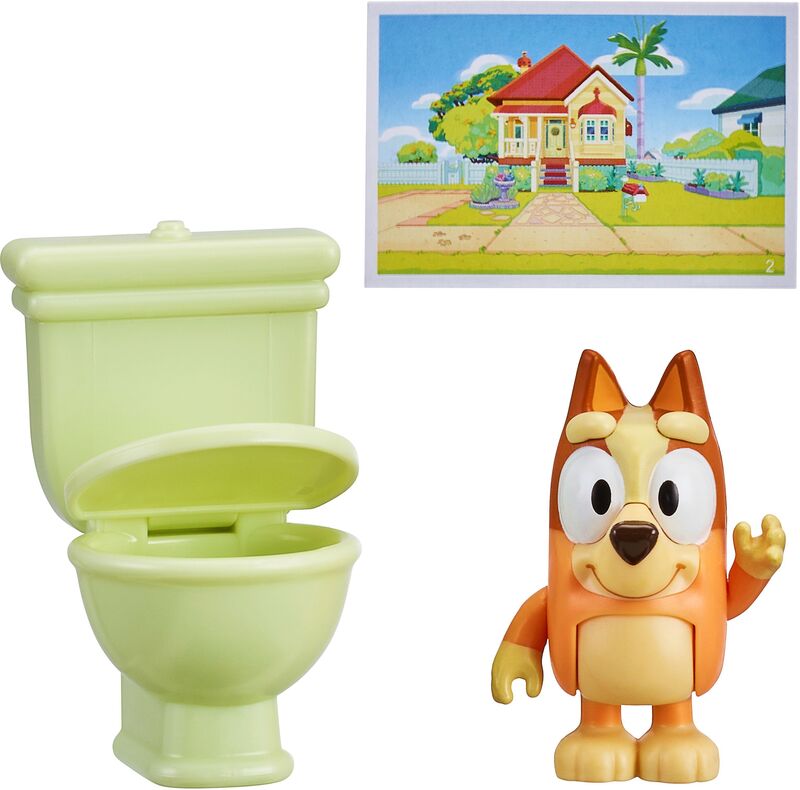 Bluey Φιγούρα Με Αξεσουάρ-8 Σχέδια (BLY45000)