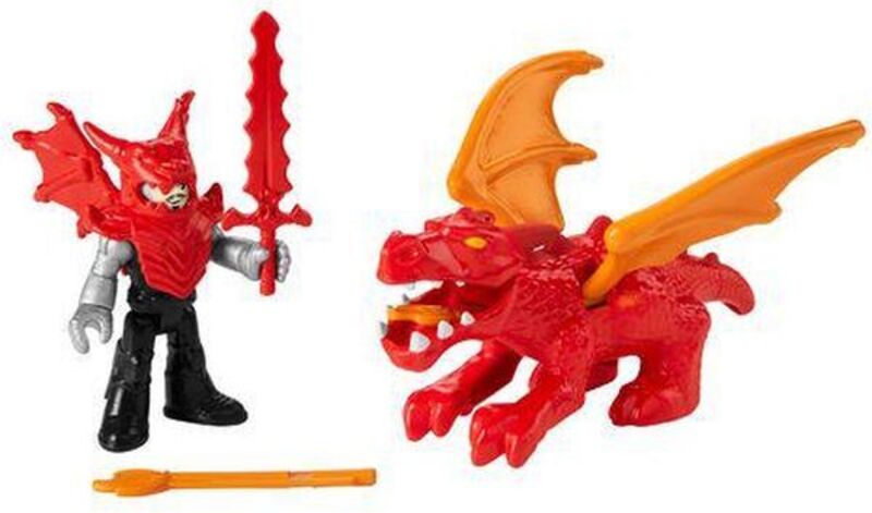 Fisher Price Imaginext-Φιγούρες Ιππότες Με Αξεσουάρ-3 Σχέδια (HCG63) φωτογραφία