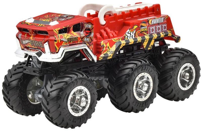 Hot Wheels Monster Trucks Νταλίκες 1:64-4 Σχέδια (HWN86)