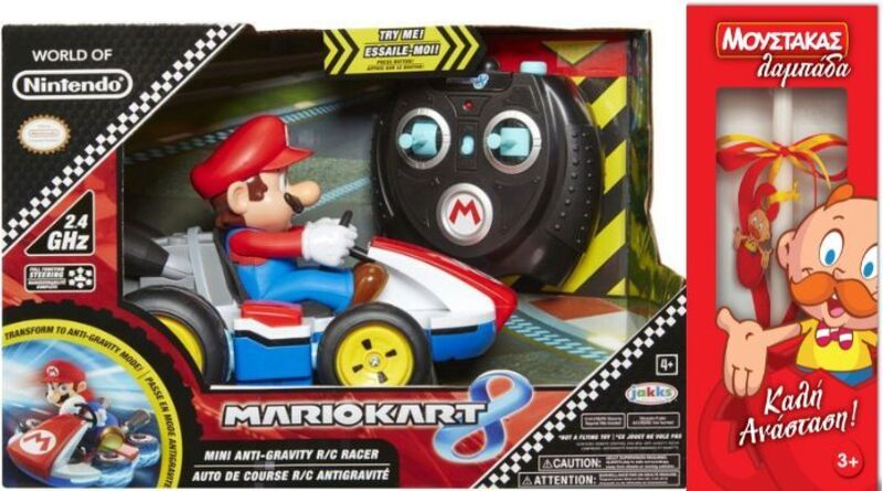 Λαμπάδα Jakks Pacific Mini RC Racer Nintendo Super Mariokart (02497)