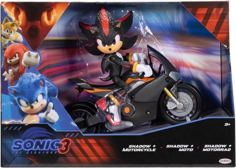 Jakks Pacific 3 Movie Φιγούρα 5'' Shadow With Motorcycle (424064) - φωτογραφία 2