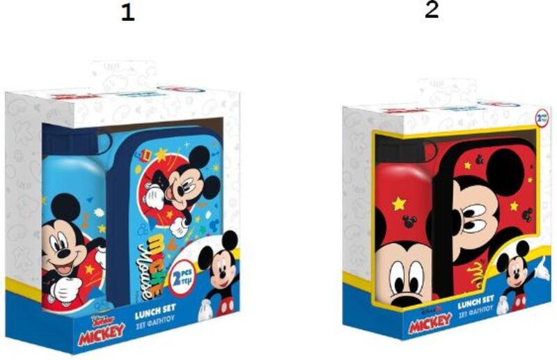Mickey Φαγητοδοχείο-Παγούρι Αλουμινίου Σετ-2 Σχέδια (000564930) φωτογραφία