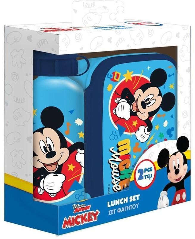 Mickey Φαγητοδοχείο-Παγούρι Αλουμινίου Σετ-2 Σχέδια (000564930) φωτογραφία
