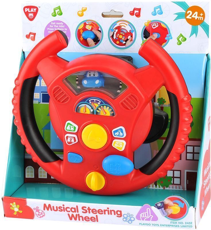 Playgo Τιμονιέρα Musical Steering Wheel B/O (2452) φωτογραφία