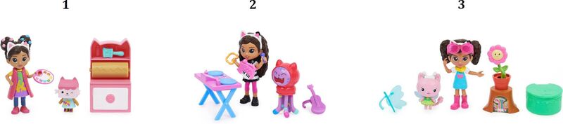 Gabby's Dollhouse Σετ Γατοκατάσταση-3 Σχέδια (6060476) φωτογραφία