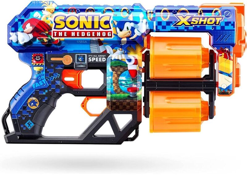 Zuru X-Shot Skins Dread 12 Darts Sonic (36583)
