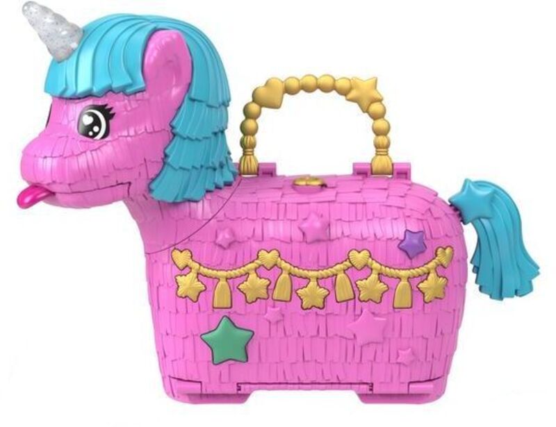 Polly Pocket Polly Μονόκερος Πινιάτα Έκπληξη Σετ-2 Σχέδια (GVL88)