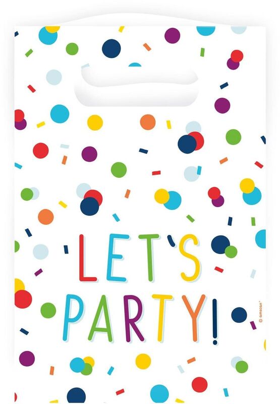 Τσάντες Δώρων Confetti Birthday 8Τμχ (M9906350)
